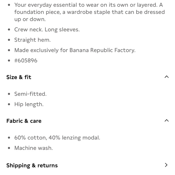 NWT TIMELESS LONG-SLEEVE CREW-NECK T-SHIRT 🖤 - Picture 2 of 6